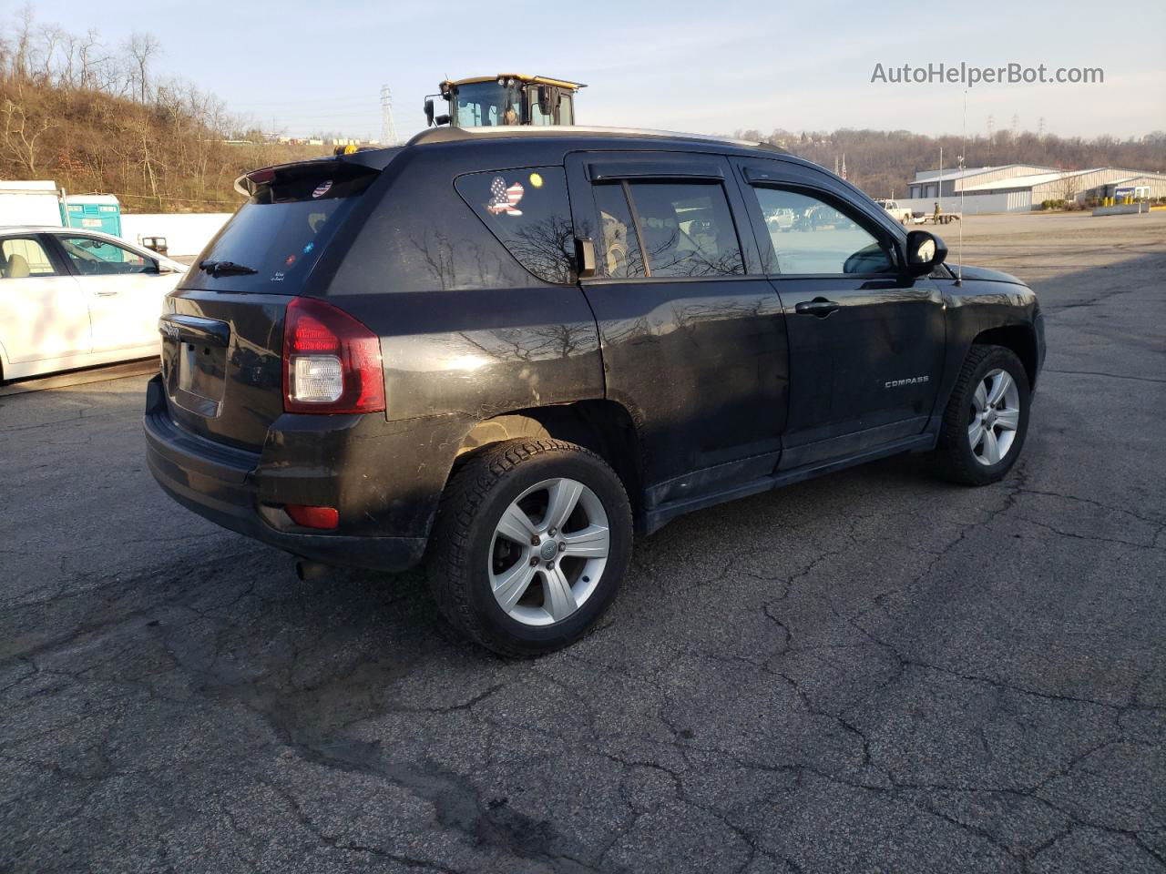 2016 Jeep Compass Sport Black vin: 1C4NJDBB1GD502057