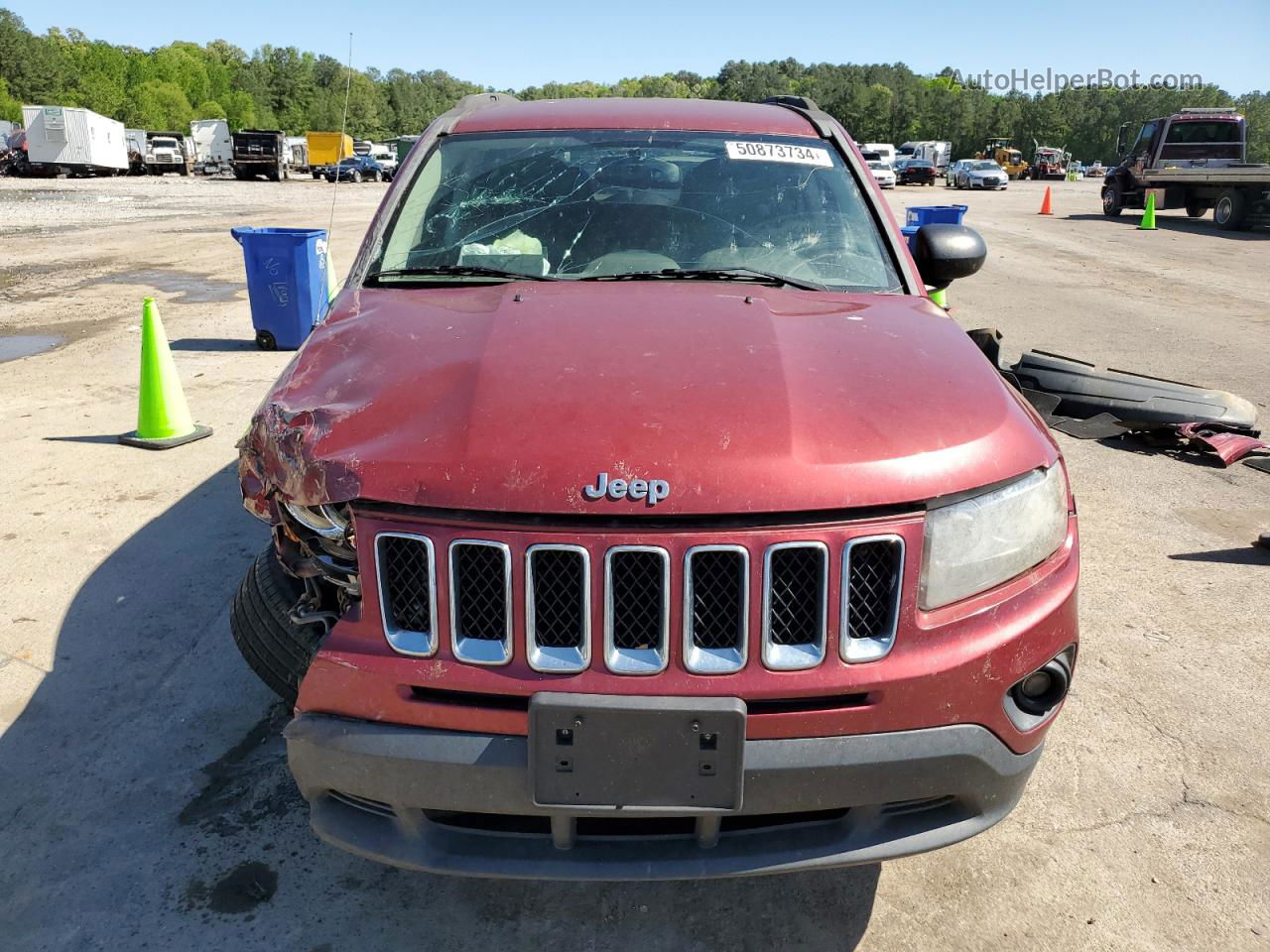 2016 Jeep Compass Sport Burgundy vin: 1C4NJDBB1GD520705