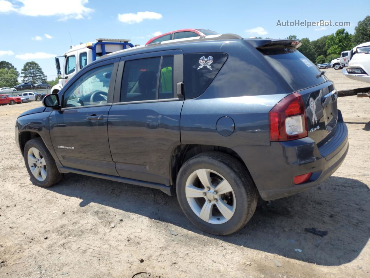 2016 Jeep Compass Sport Черный vin: 1C4NJDBB1GD522003