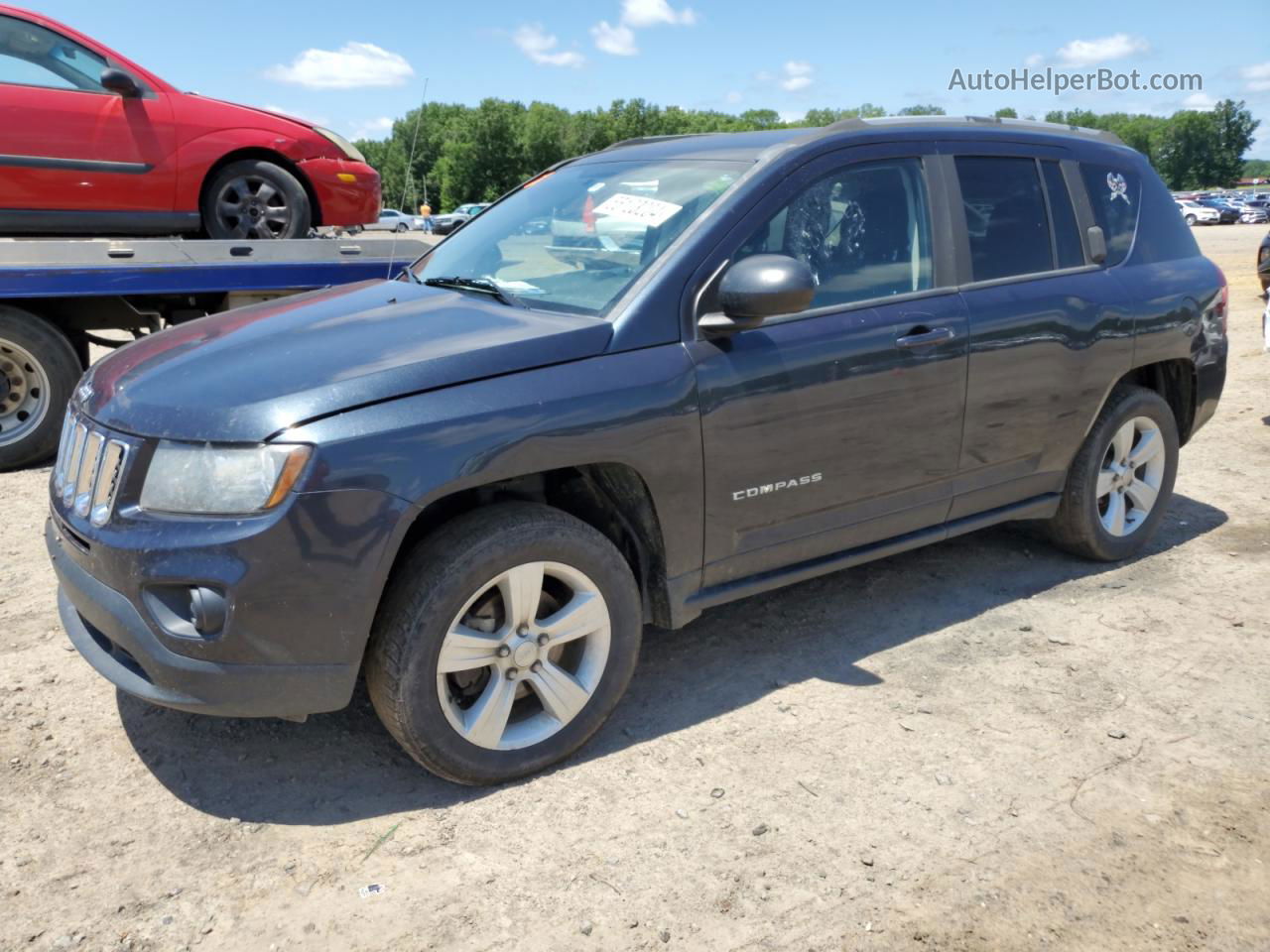 2016 Jeep Compass Sport Черный vin: 1C4NJDBB1GD522003