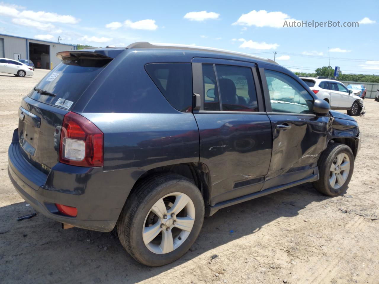 2016 Jeep Compass Sport Черный vin: 1C4NJDBB1GD522003