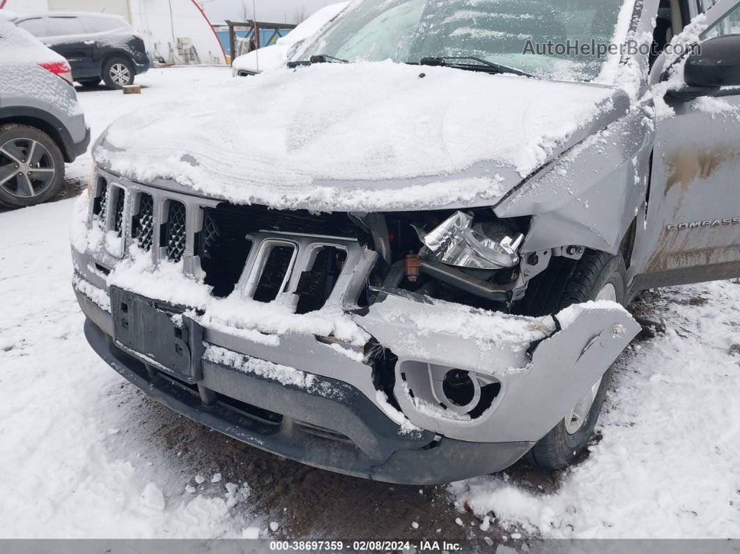 2016 Jeep Compass Sport Silver vin: 1C4NJDBB1GD566146