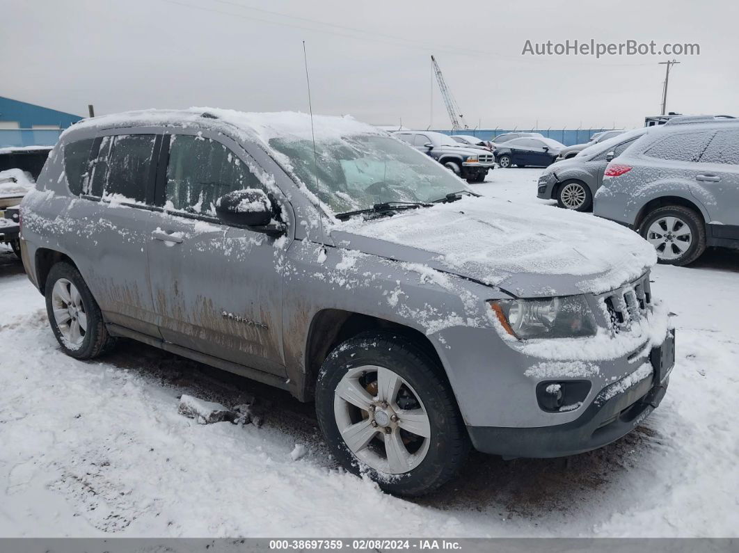 2016 Jeep Compass Sport Silver vin: 1C4NJDBB1GD566146