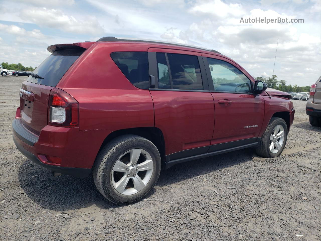 2016 Jeep Compass Sport Red vin: 1C4NJDBB1GD573548