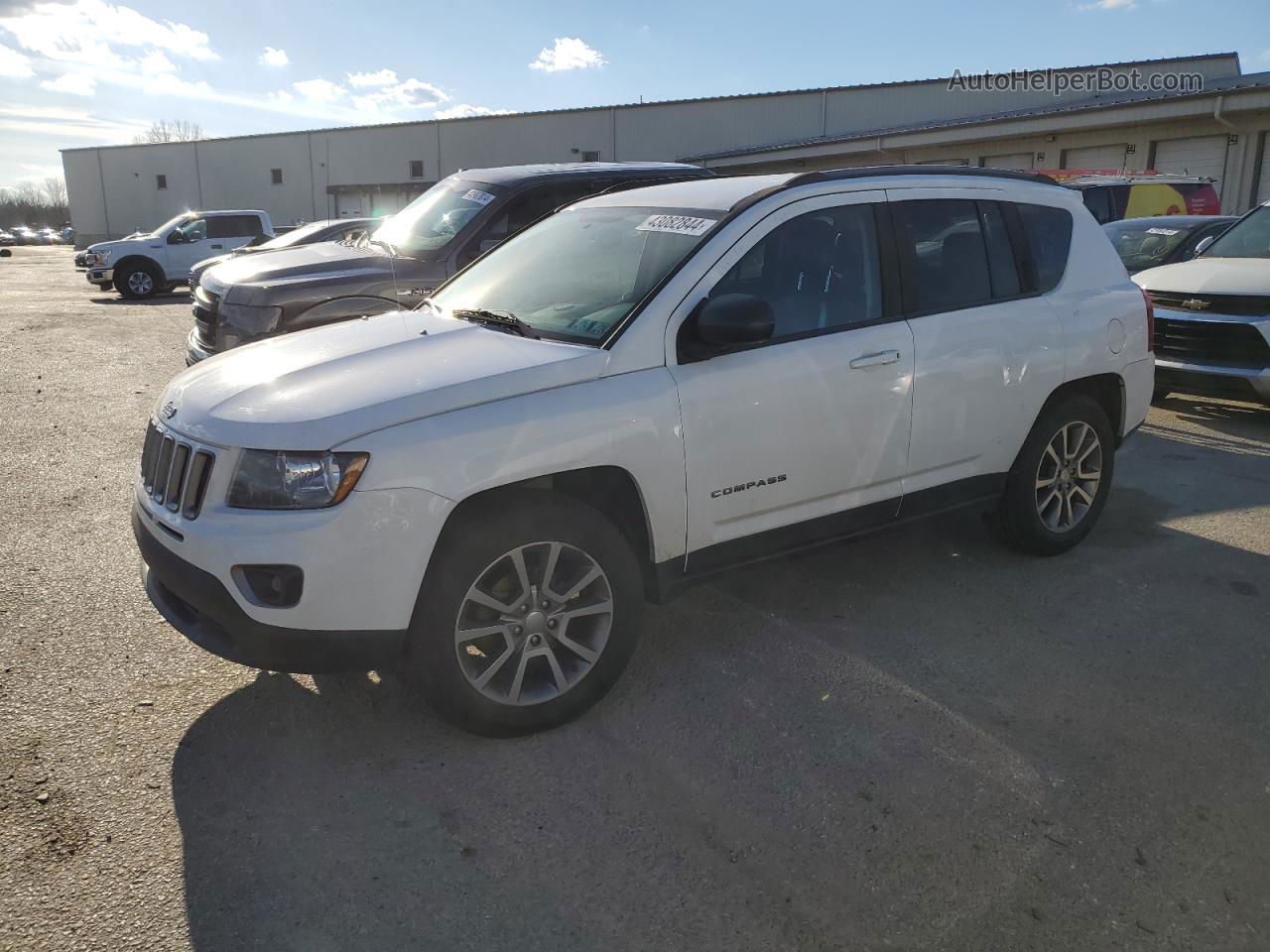 2016 Jeep Compass Sport Белый vin: 1C4NJDBB1GD760000