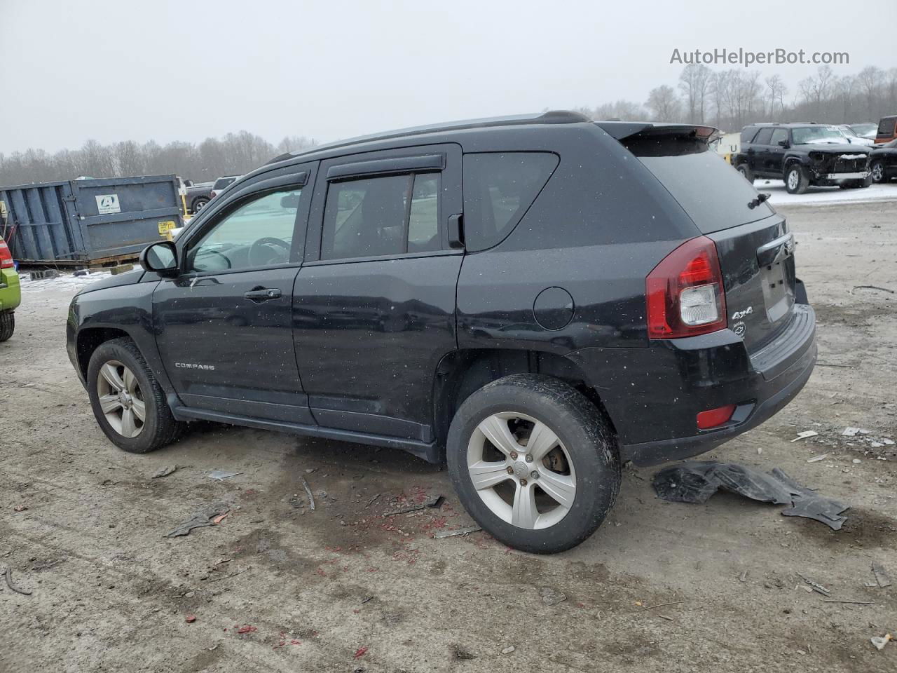 2016 Jeep Compass Sport Black vin: 1C4NJDBB1GD778688