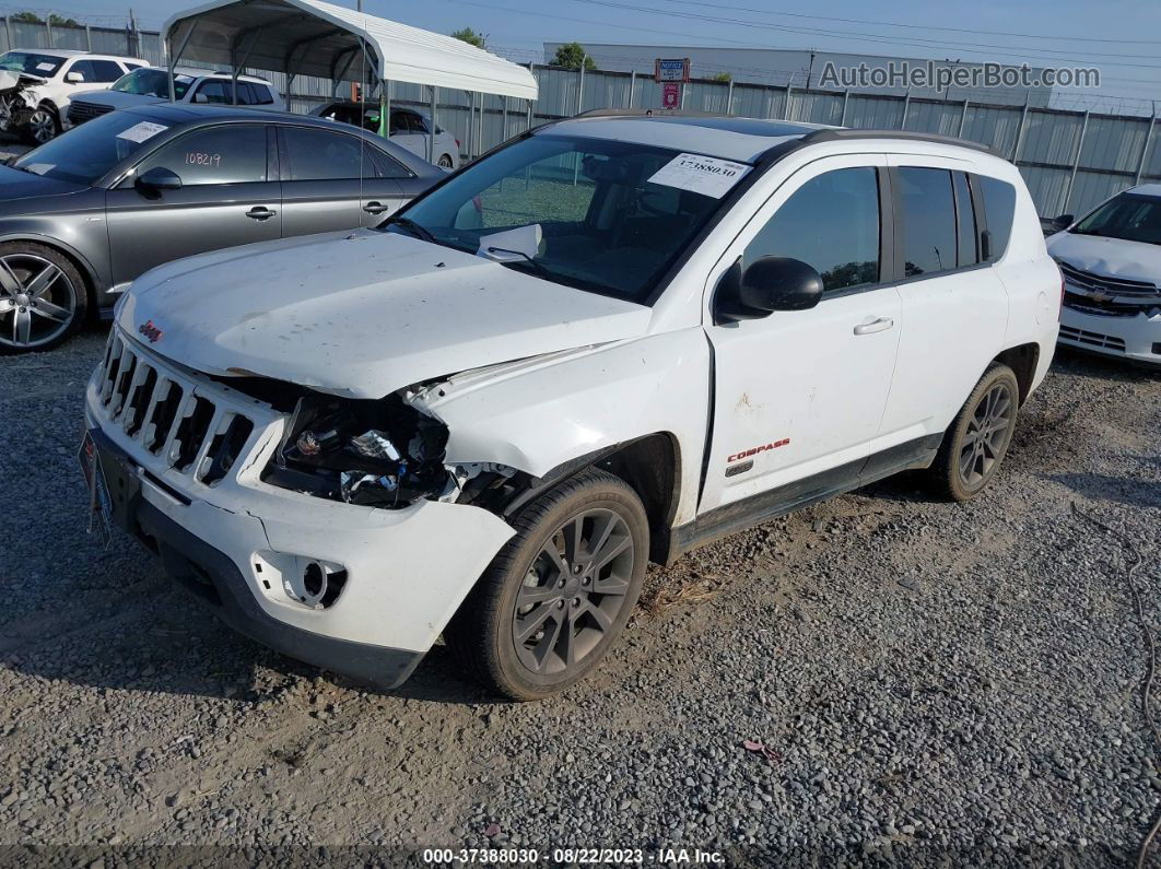 2016 Jeep Compass 75th Anniversary White vin: 1C4NJDBB1GD807591