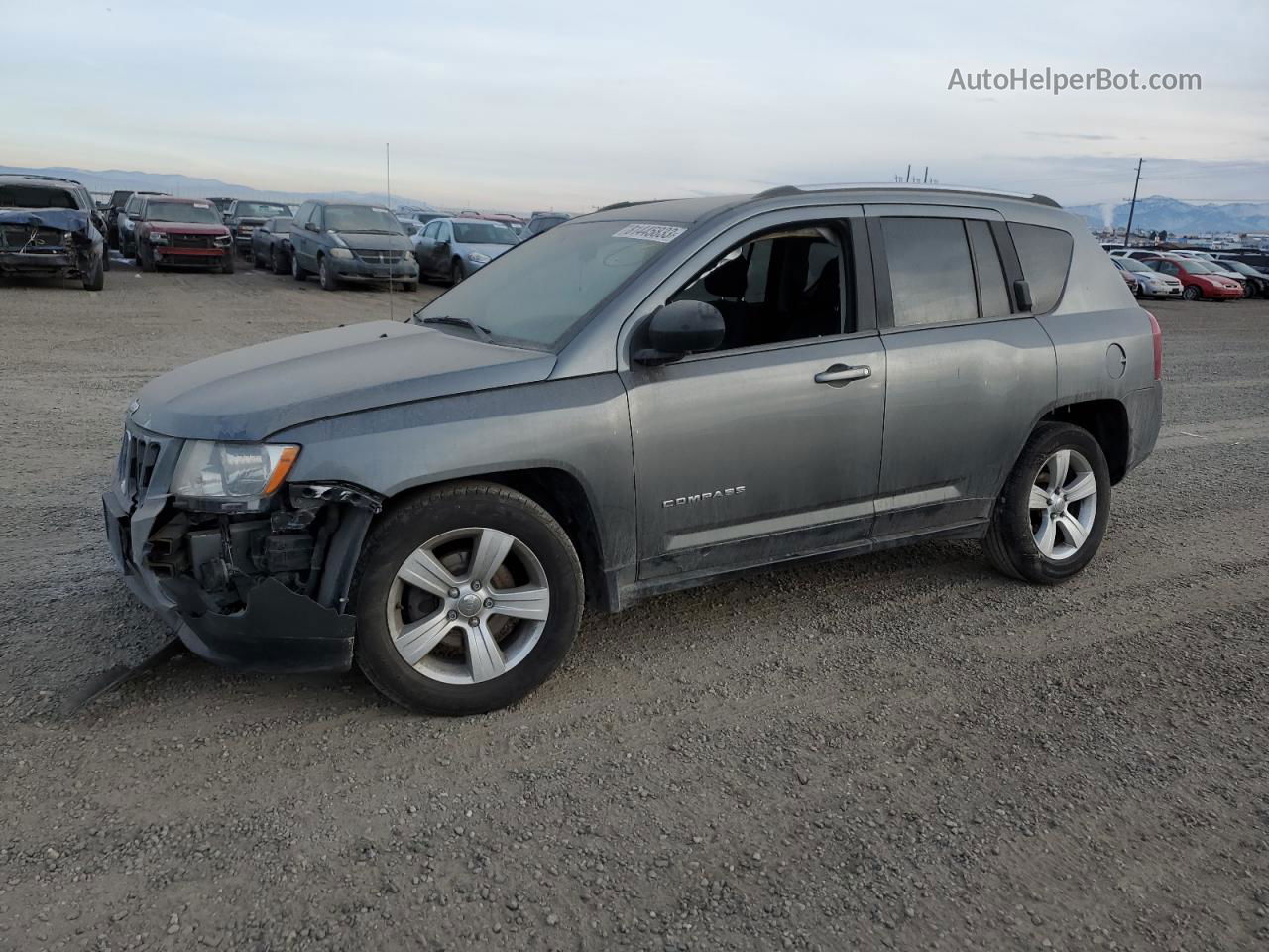 2014 Jeep Compass Sport Угольный vin: 1C4NJDBB2ED570090