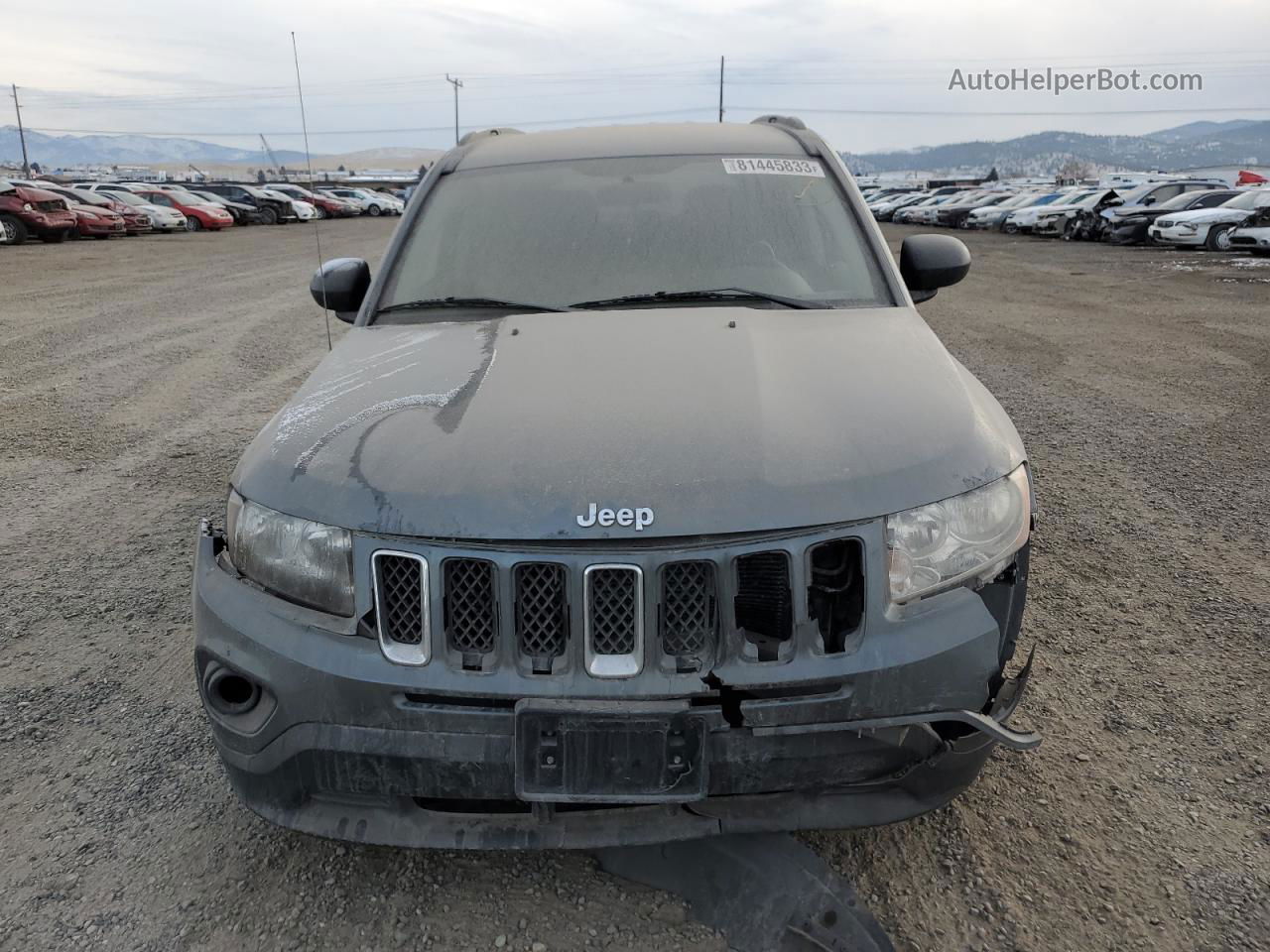 2014 Jeep Compass Sport Угольный vin: 1C4NJDBB2ED570090