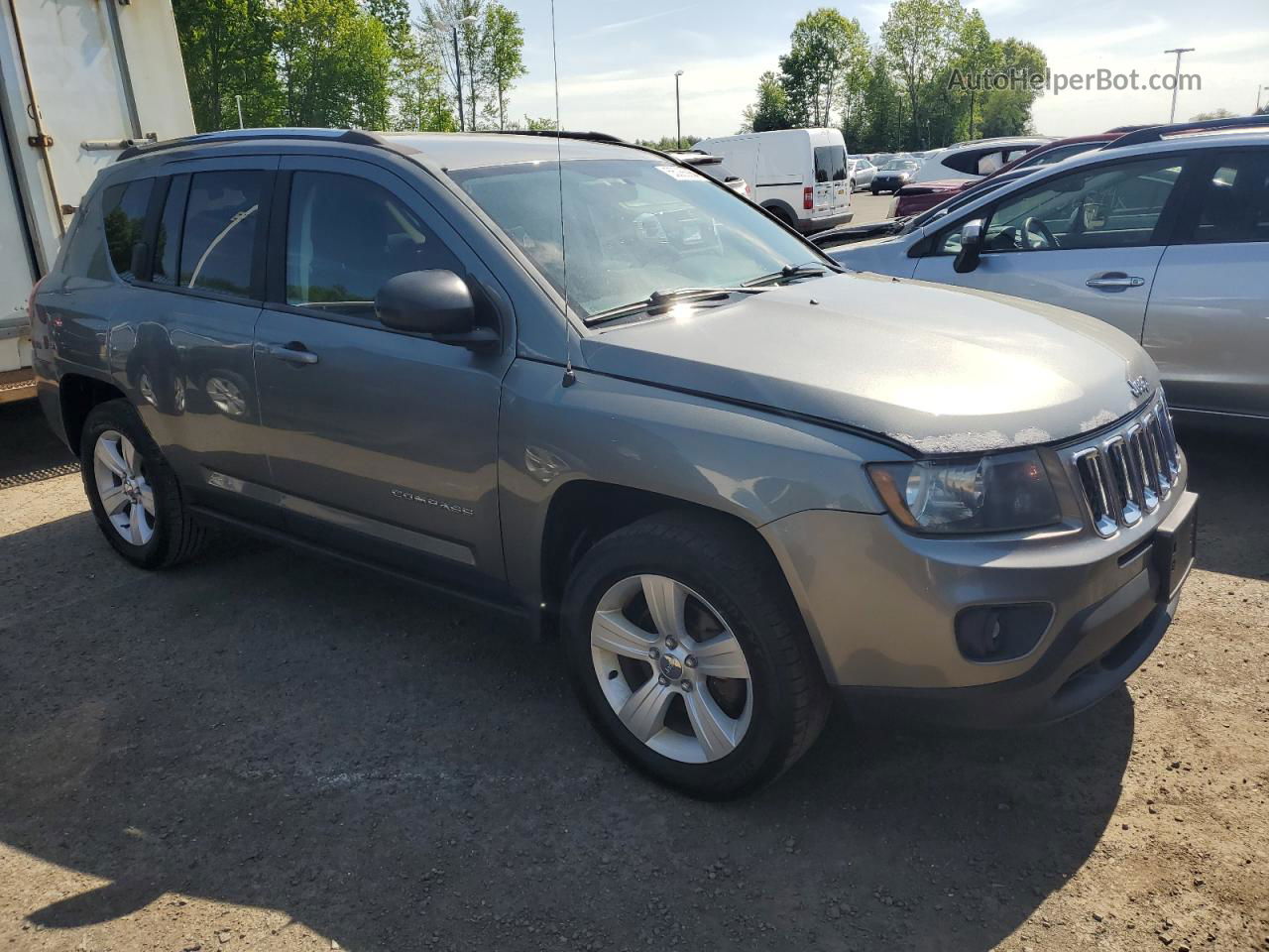 2014 Jeep Compass Sport Серый vin: 1C4NJDBB2ED572602