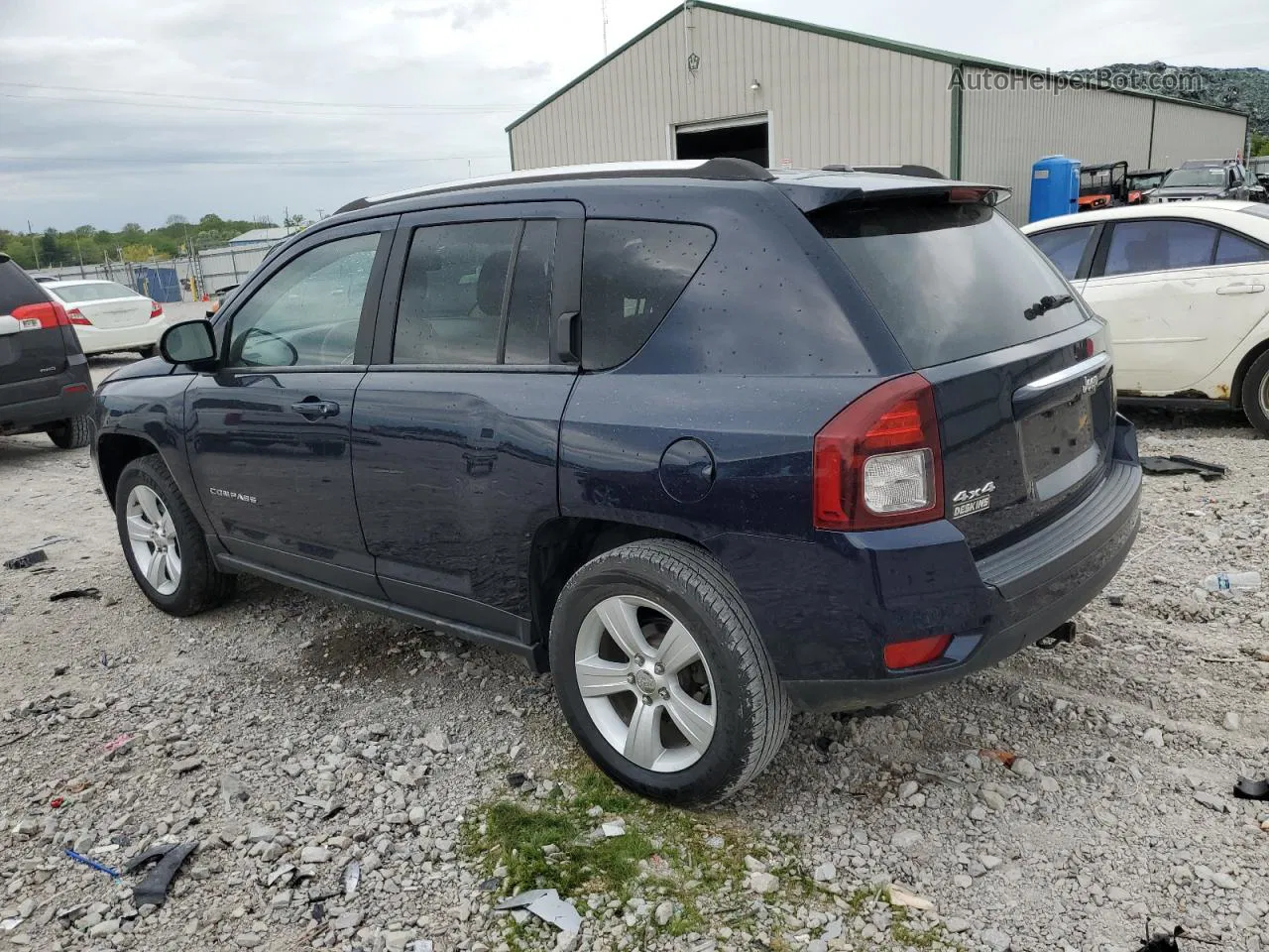 2014 Jeep Compass Sport Blue vin: 1C4NJDBB2ED728394