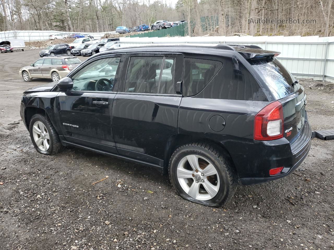 2014 Jeep Compass Sport Черный vin: 1C4NJDBB2ED772086