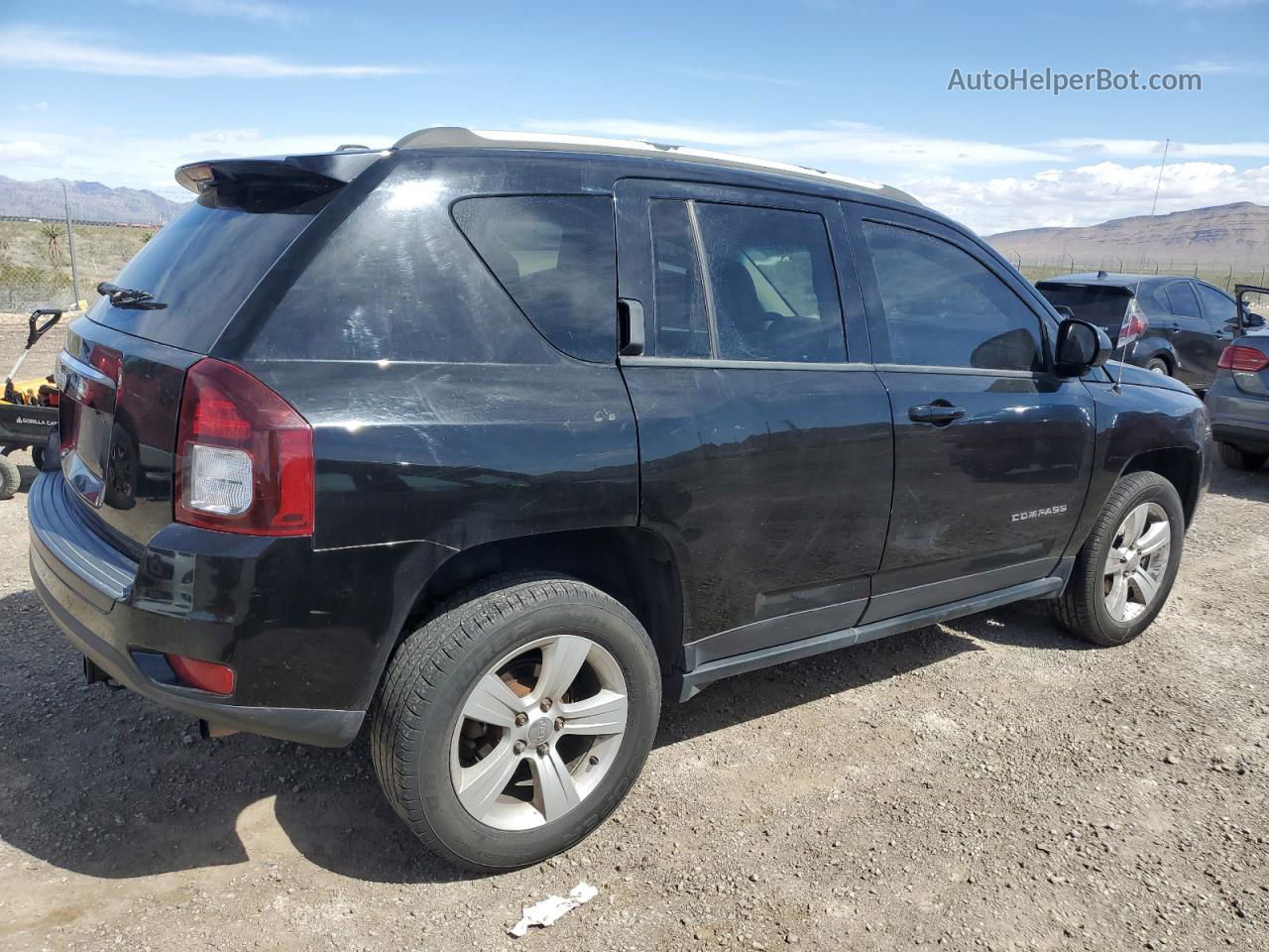 2016 Jeep Compass Sport Черный vin: 1C4NJDBB2GD520390