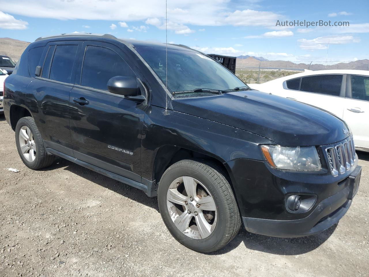 2016 Jeep Compass Sport Black vin: 1C4NJDBB2GD520390