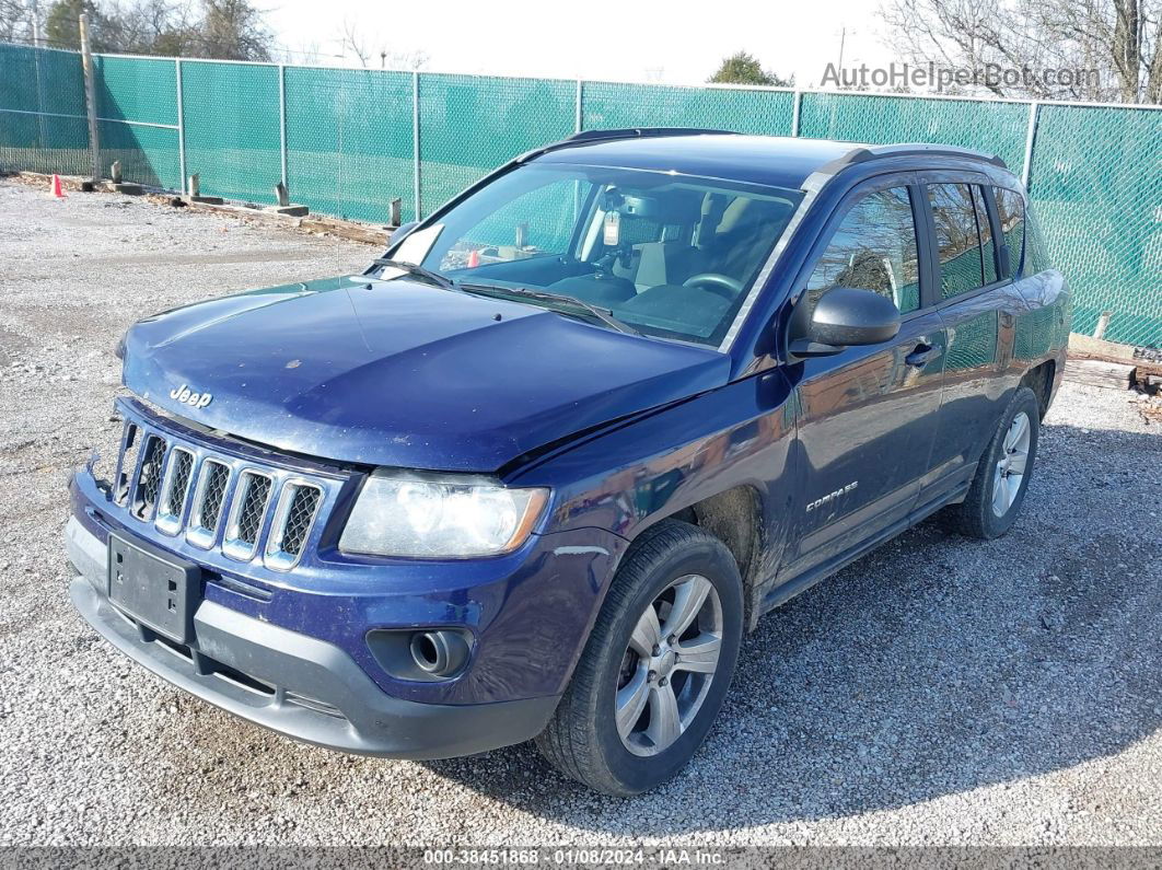 2016 Jeep Compass Sport Dark Blue vin: 1C4NJDBB2GD571632