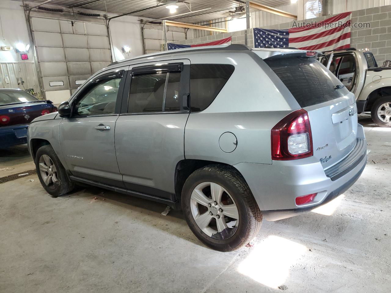 2016 Jeep Compass Sport Серый vin: 1C4NJDBB2GD756523