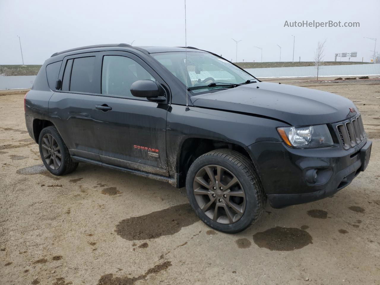 2016 Jeep Compass Sport Черный vin: 1C4NJDBB2GD764878