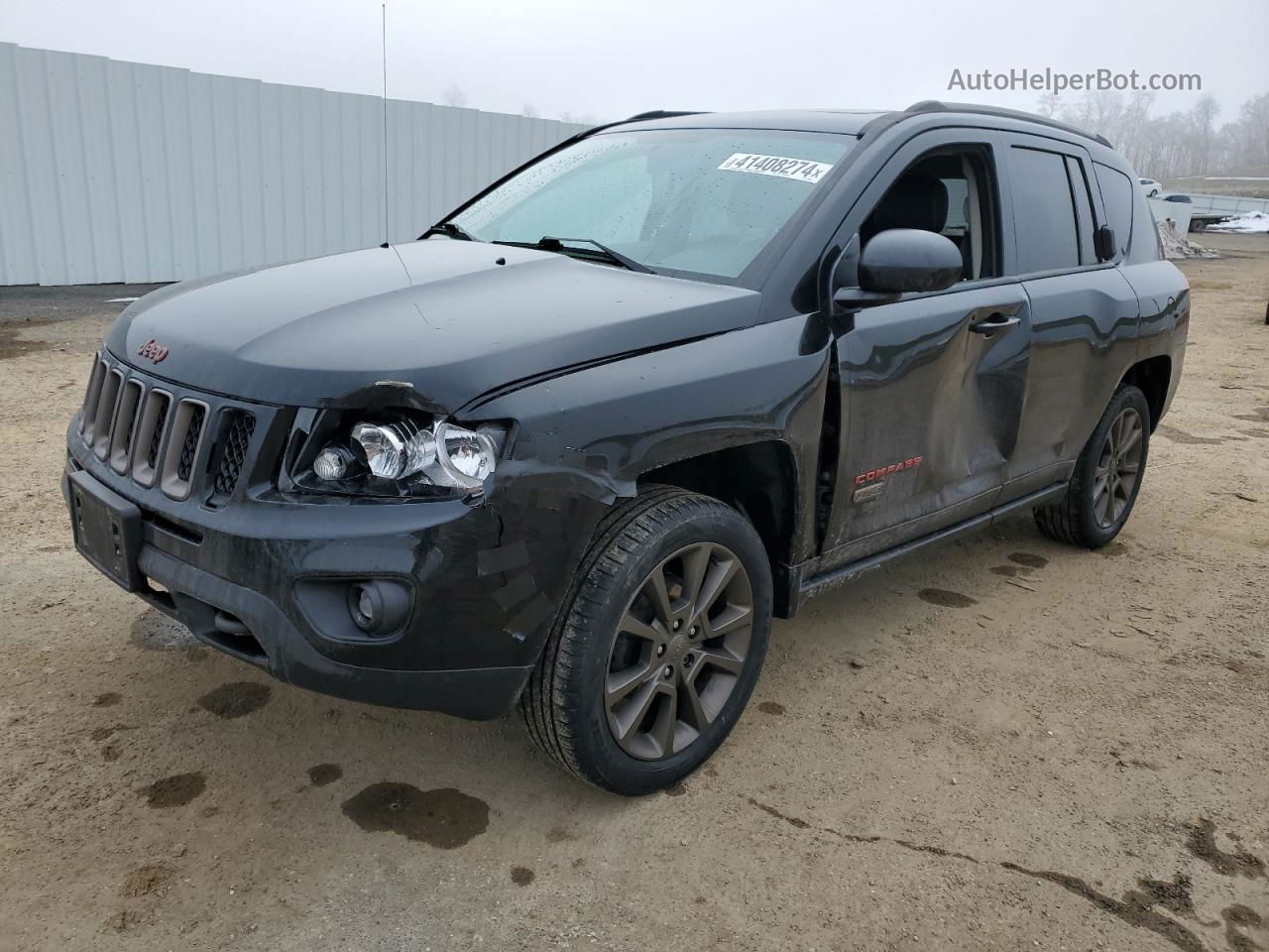 2016 Jeep Compass Sport Черный vin: 1C4NJDBB2GD764878