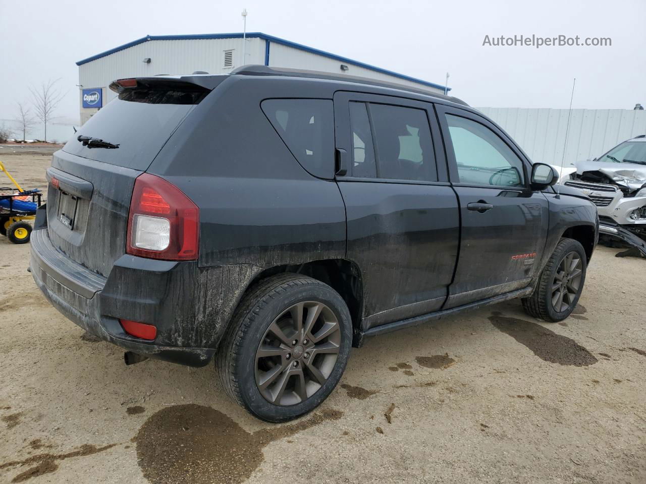 2016 Jeep Compass Sport Черный vin: 1C4NJDBB2GD764878