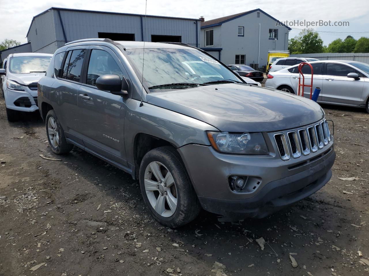 2014 Jeep Compass Sport Gray vin: 1C4NJDBB3ED535865