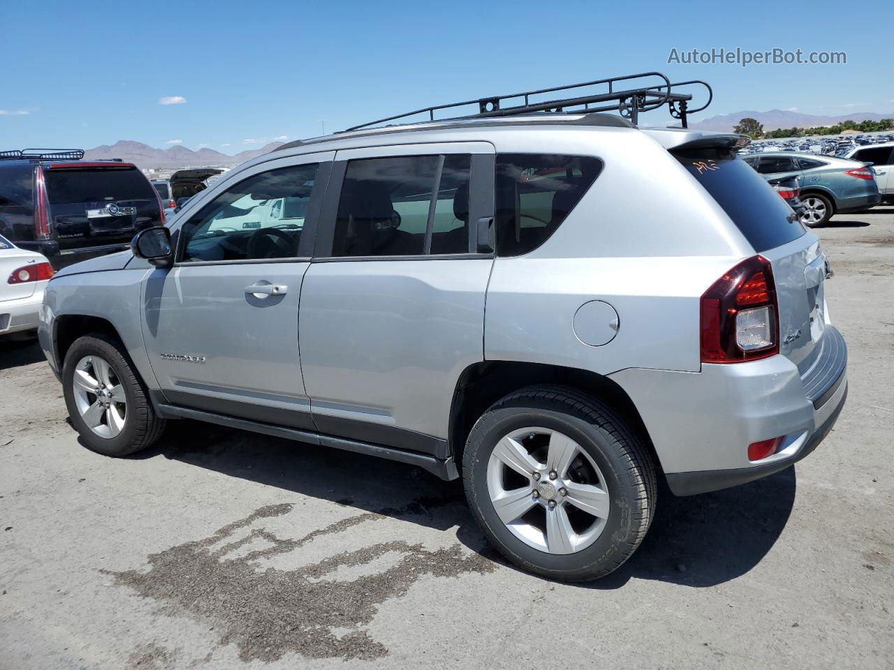 2014 Jeep Compass Sport Silver vin: 1C4NJDBB3ED568168