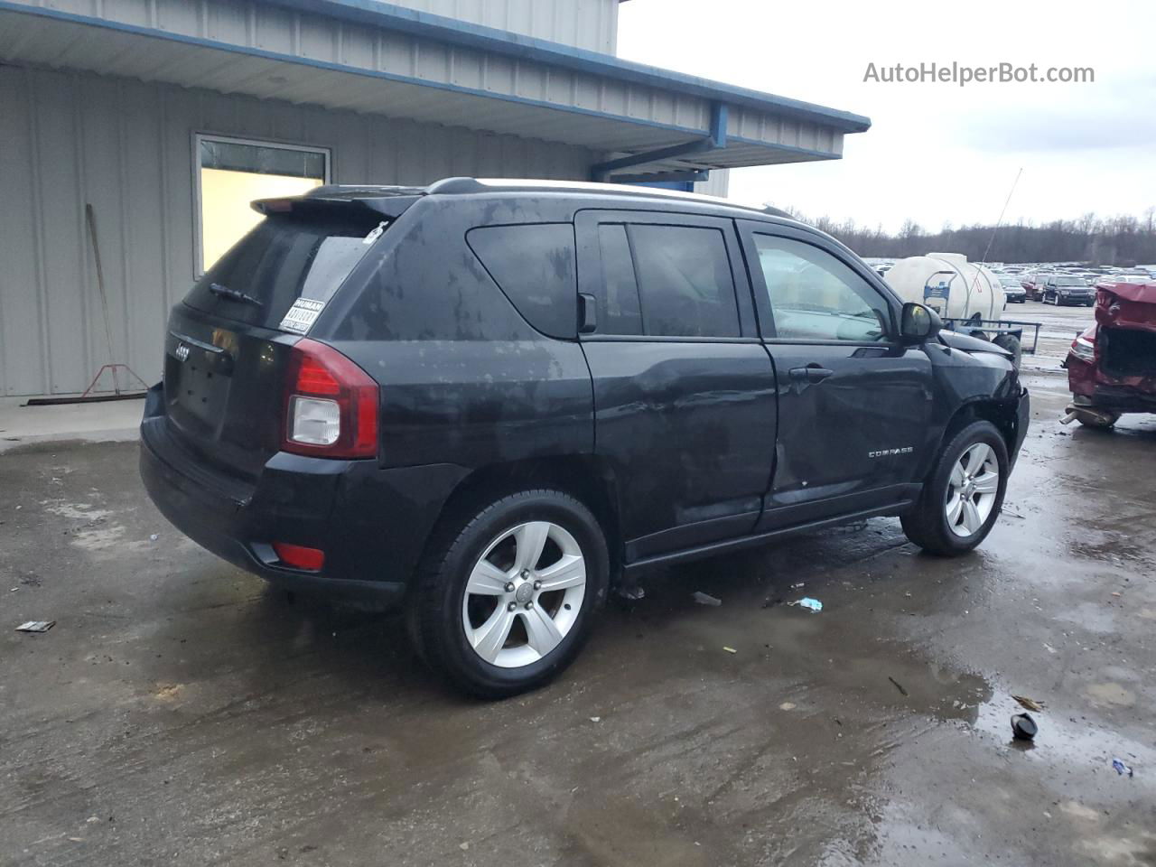 2014 Jeep Compass Sport Черный vin: 1C4NJDBB3ED841965