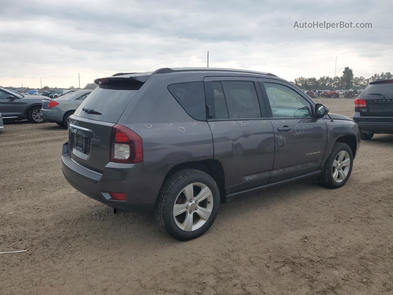 2014 Jeep Compass Sport Gray vin: 1C4NJDBB3ED880460