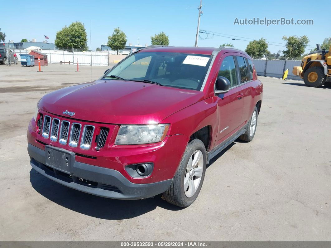 2016 Jeep Compass Sport Red vin: 1C4NJDBB3GD549526