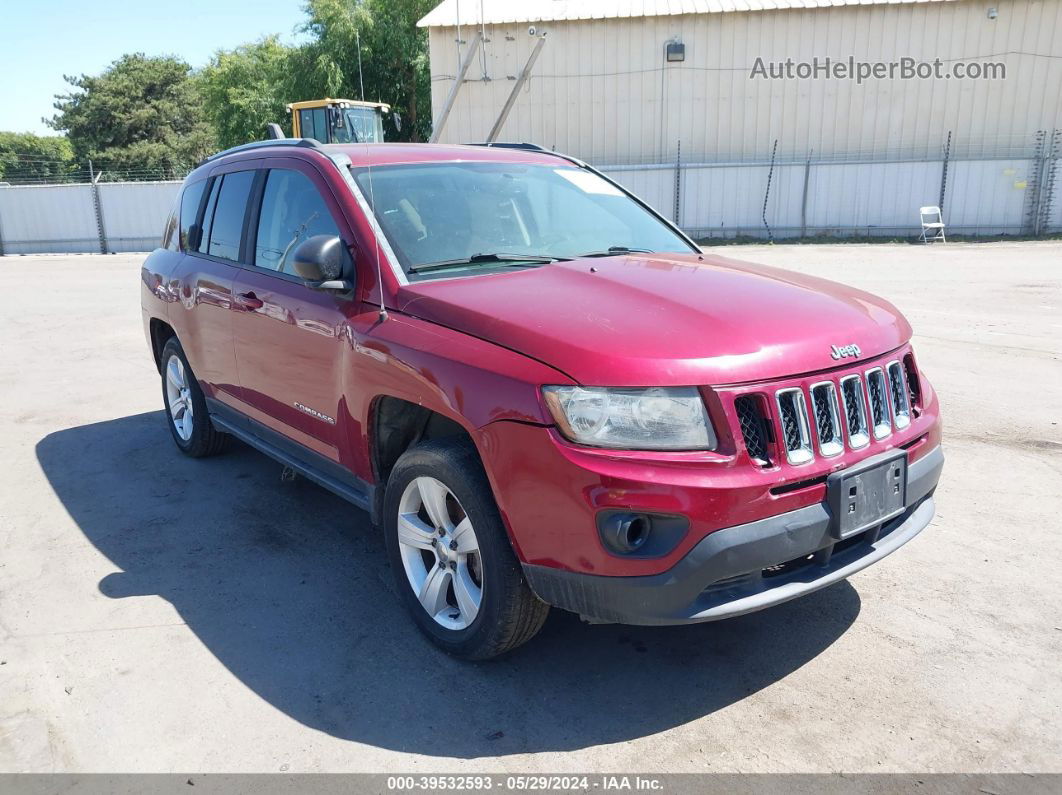 2016 Jeep Compass Sport Red vin: 1C4NJDBB3GD549526