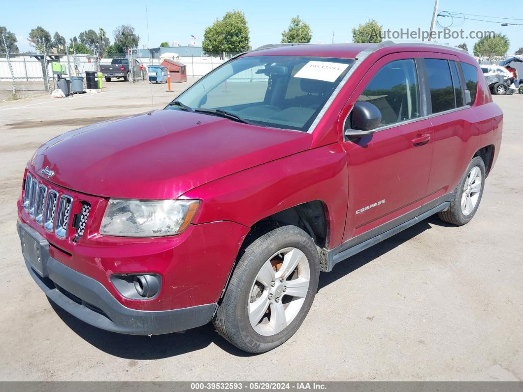 2016 Jeep Compass Sport Red vin: 1C4NJDBB3GD549526