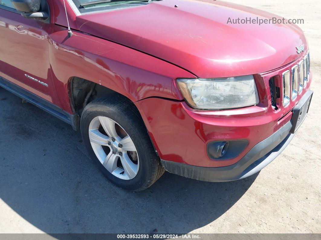 2016 Jeep Compass Sport Red vin: 1C4NJDBB3GD549526