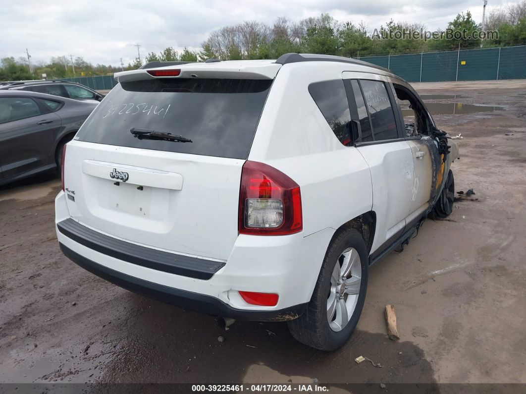 2016 Jeep Compass Sport White vin: 1C4NJDBB3GD549624