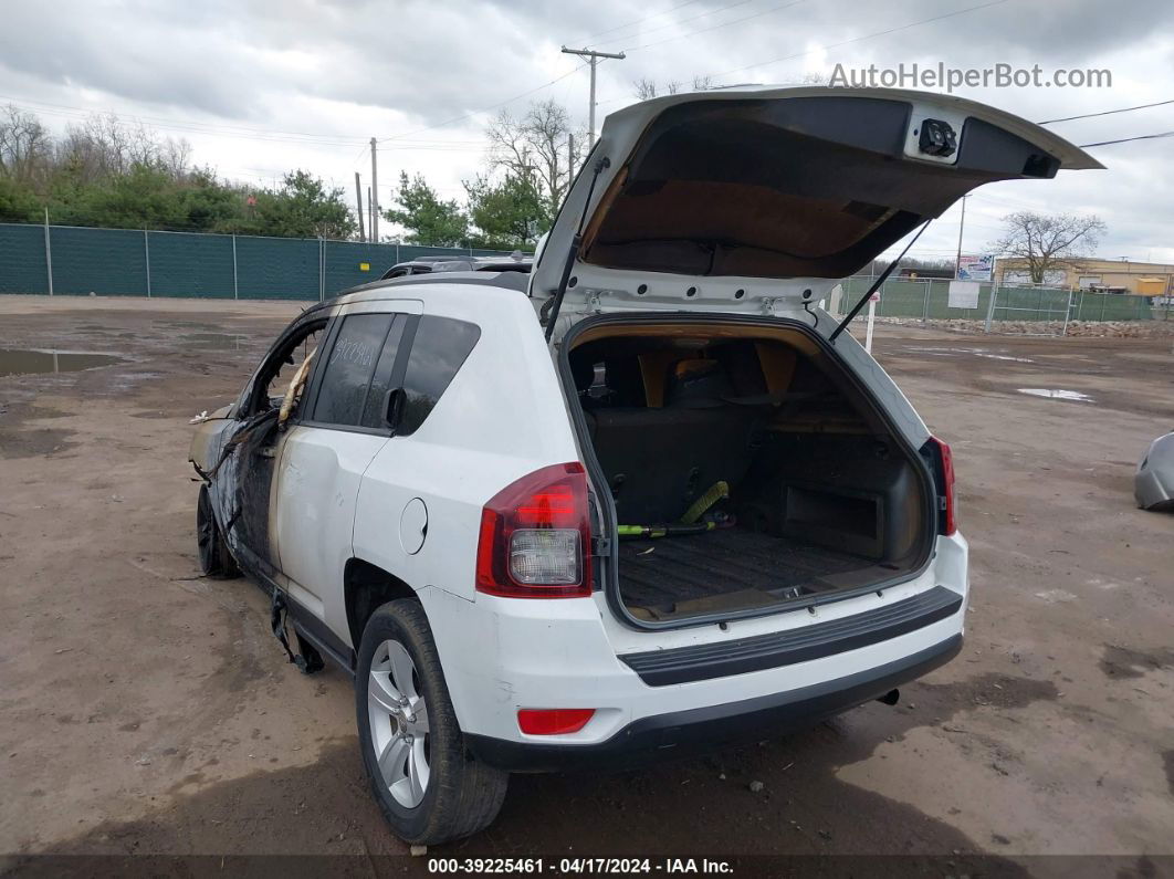 2016 Jeep Compass Sport White vin: 1C4NJDBB3GD549624