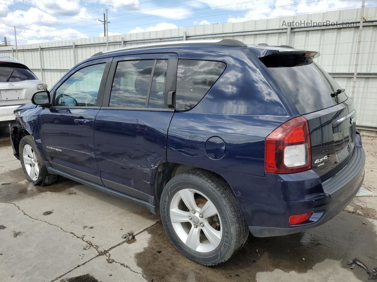 2016 Jeep Compass Sport Синий vin: 1C4NJDBB3GD670928