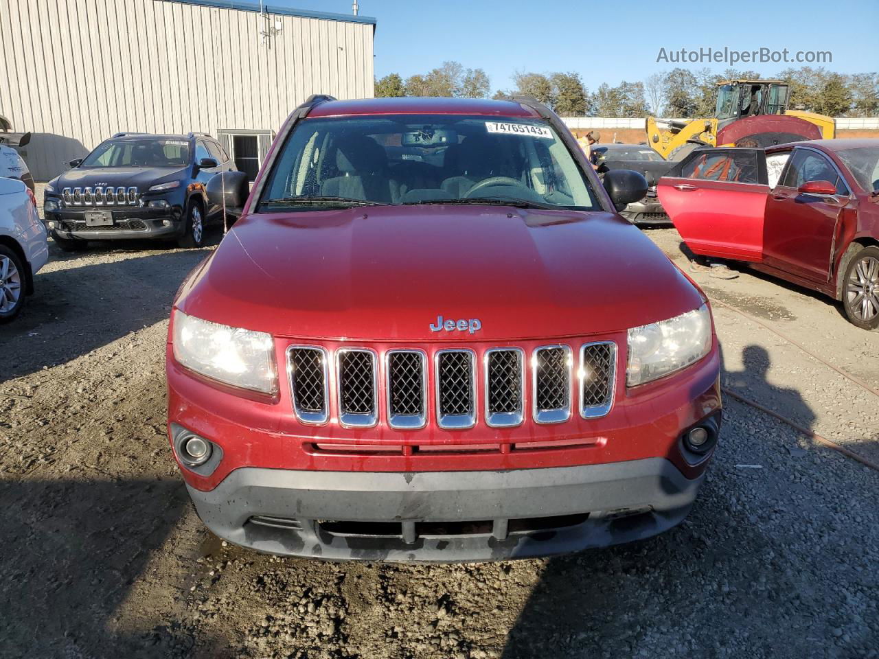 2016 Jeep Compass Sport Red vin: 1C4NJDBB3GD714863