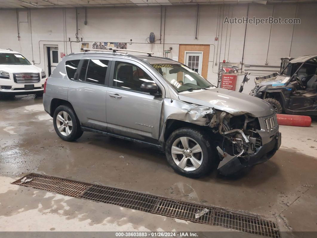 2016 Jeep Compass Sport Silver vin: 1C4NJDBB4GD610351