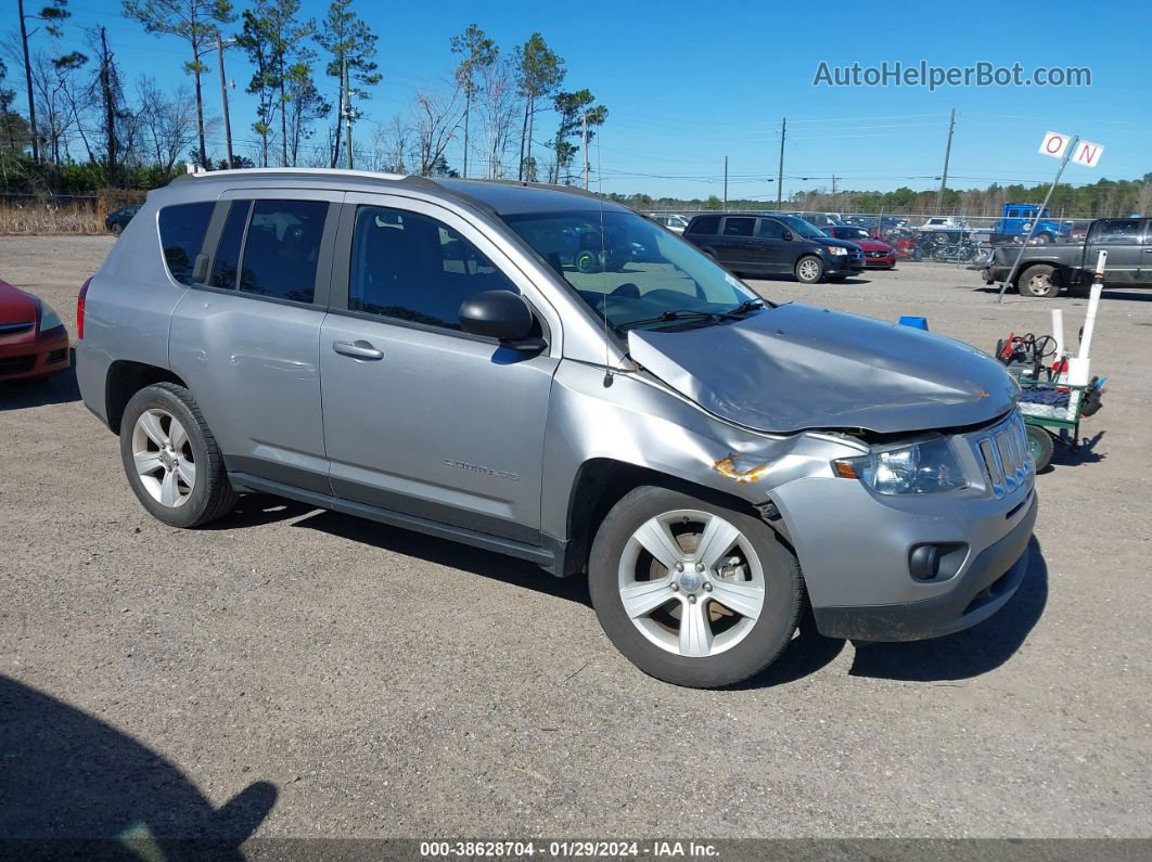 2016 Jeep Compass Sport Silver vin: 1C4NJDBB4GD662417