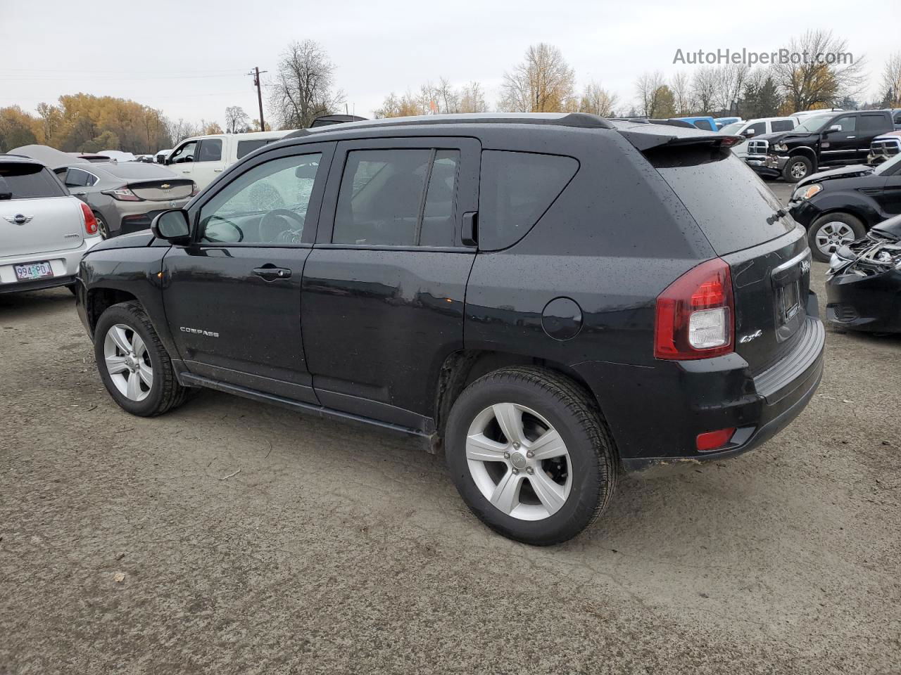 2016 Jeep Compass Sport Black vin: 1C4NJDBB4GD719103