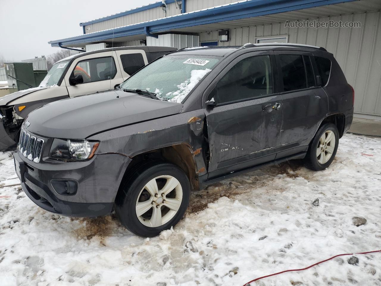 2016 Jeep Compass Sport Угольный vin: 1C4NJDBB4GD741571