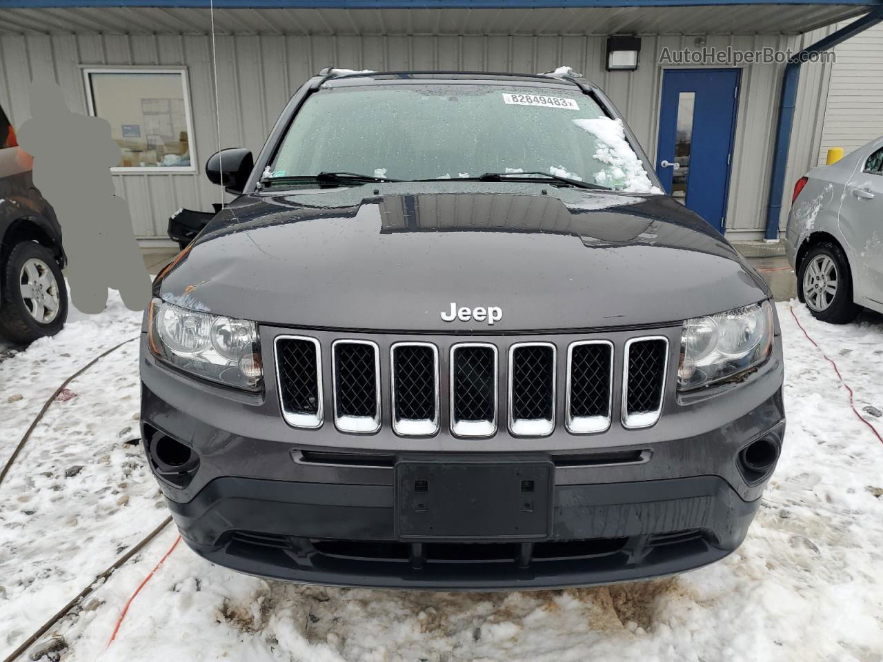 2016 Jeep Compass Sport Угольный vin: 1C4NJDBB4GD741571