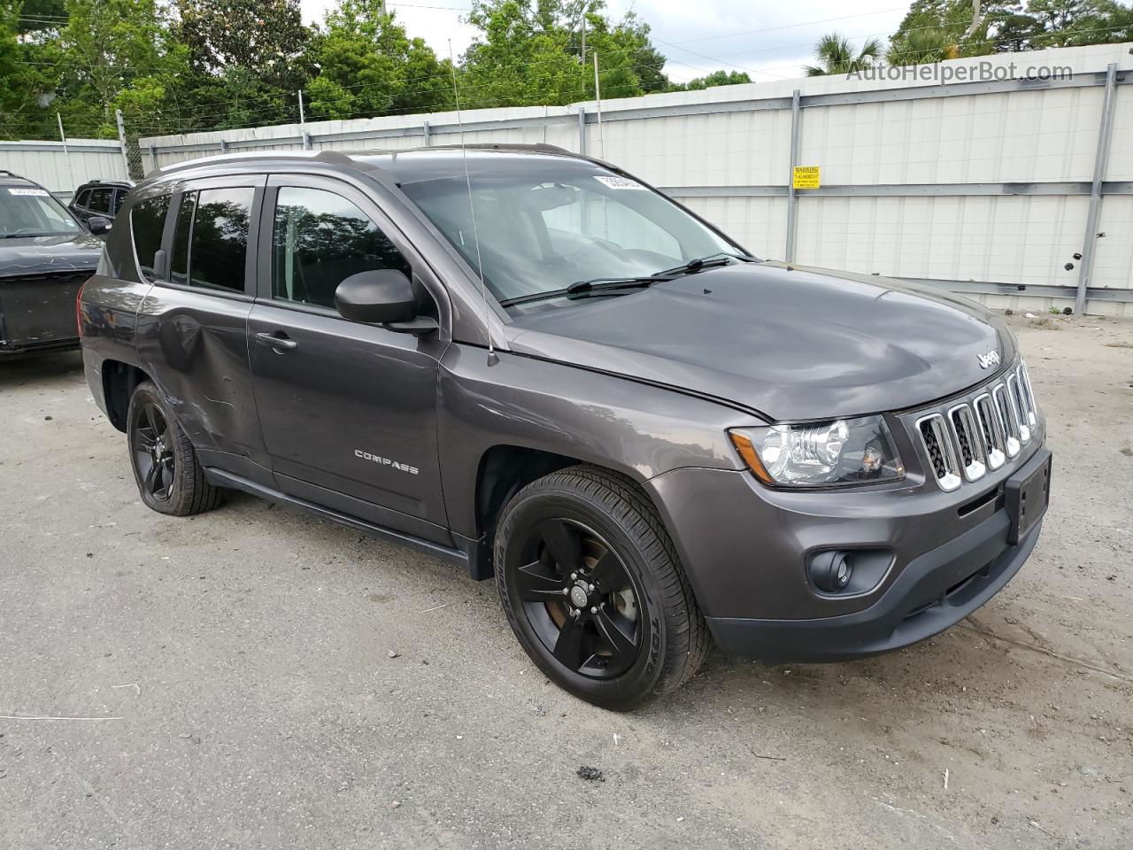 2016 Jeep Compass Sport Серый vin: 1C4NJDBB4GD757236