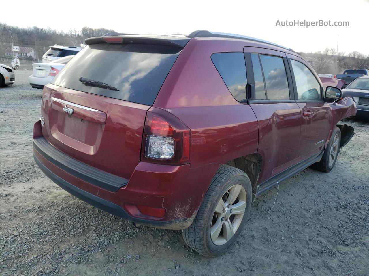 2014 Jeep Compass Sport Red vin: 1C4NJDBB5ED505931