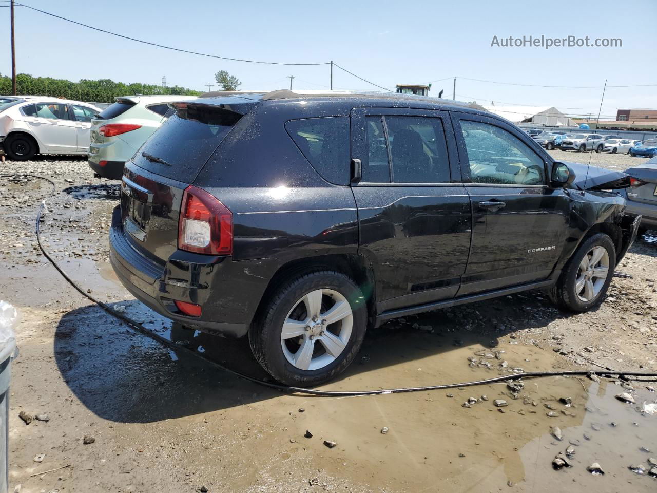 2014 Jeep Compass Sport Black vin: 1C4NJDBB5ED809289