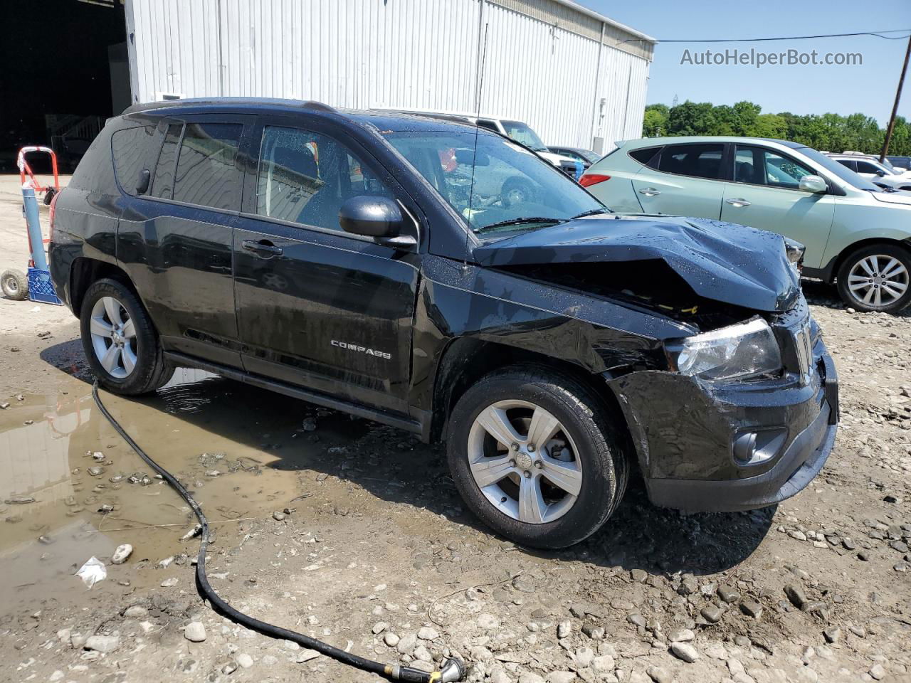 2014 Jeep Compass Sport Black vin: 1C4NJDBB5ED809289