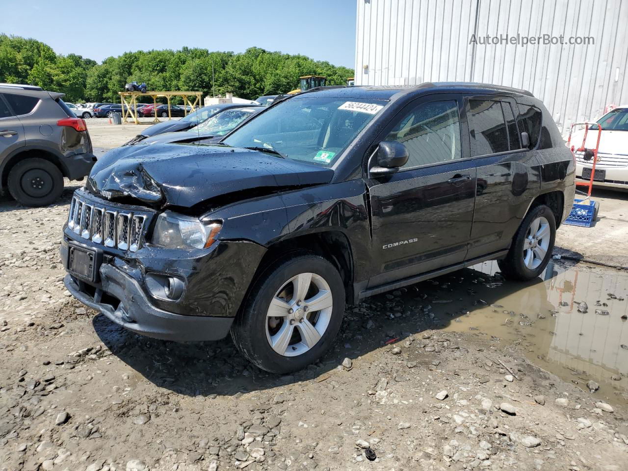 2014 Jeep Compass Sport Black vin: 1C4NJDBB5ED809289