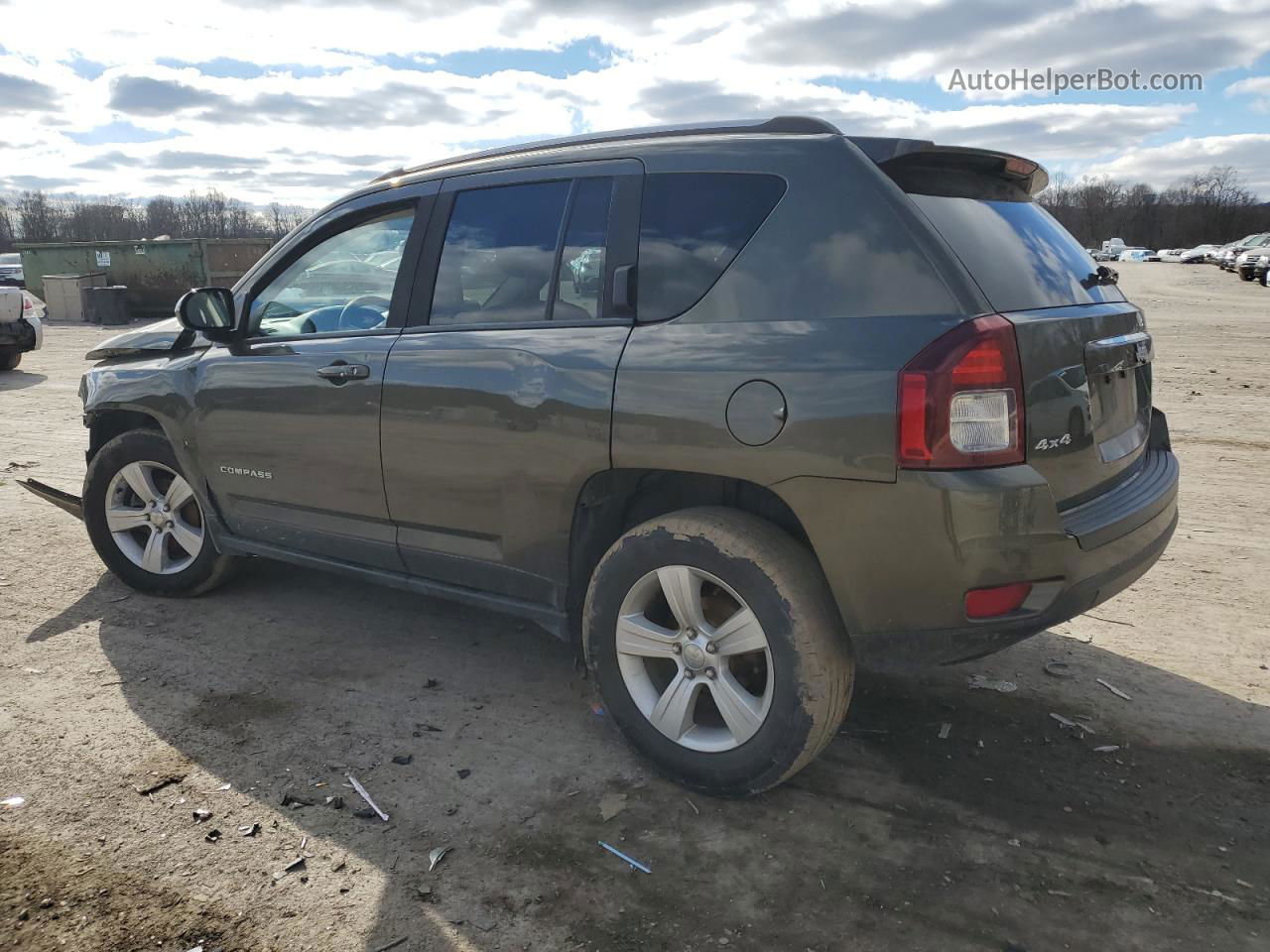 2016 Jeep Compass Sport Green vin: 1C4NJDBB5GD522201