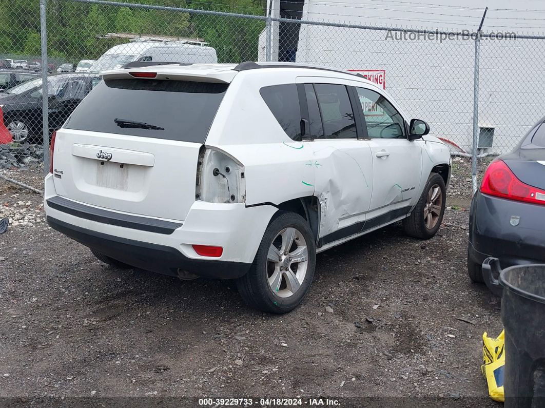 2016 Jeep Compass Sport White vin: 1C4NJDBB5GD631029