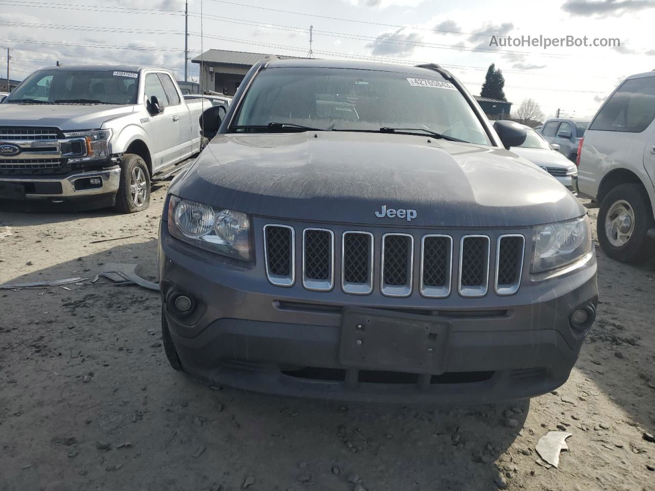 2016 Jeep Compass Sport Серый vin: 1C4NJDBB5GD662359