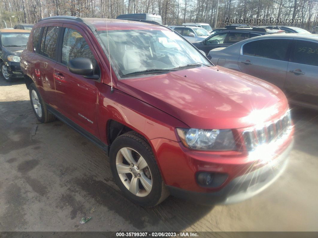 2016 Jeep Compass Sport Red vin: 1C4NJDBB5GD712984