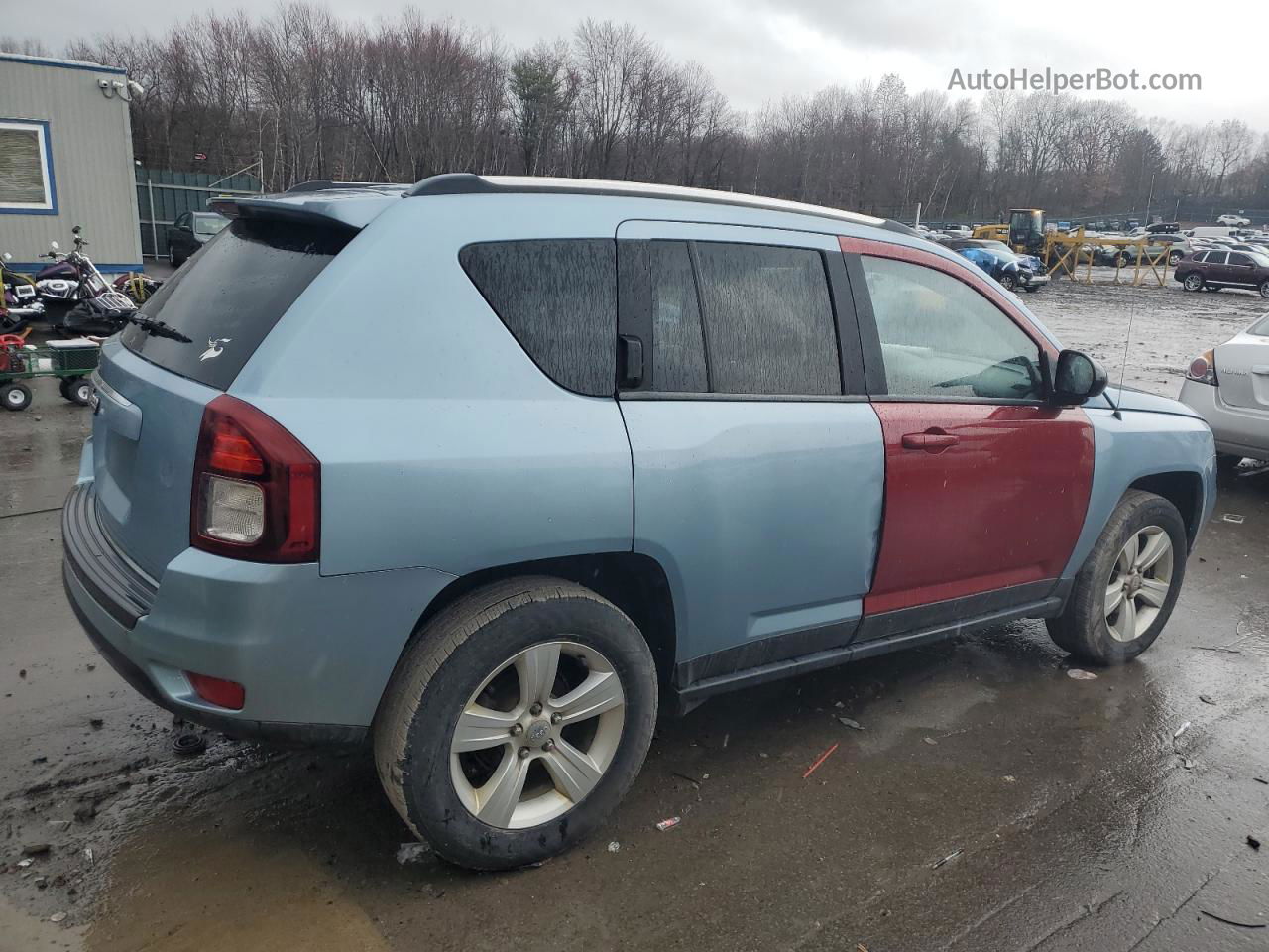 2014 Jeep Compass Sport Blue vin: 1C4NJDBB6ED518591